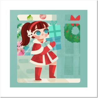 Christmas Shopping Posters and Art